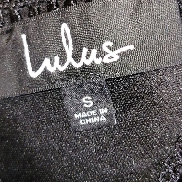 Lulu's Black Dress Size Small - Picture 3 of 4